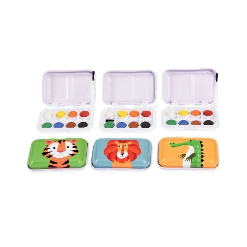 FETE EN KIT - DECORATION ANNIVERSAIRE - MINI SET PEINTURE CADEAU ANIMAUX